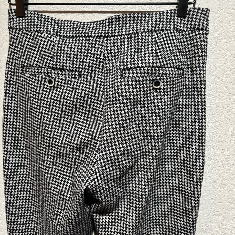 Anthropologie The Essential Slim Kick Pants Houndstooth Womens Size 6 - Picture 9 of 9